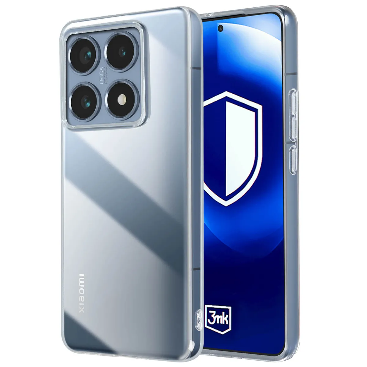 3Mk Coque Silicone Pour Xiaomi 14T Pro Souple Et Fine Transparent