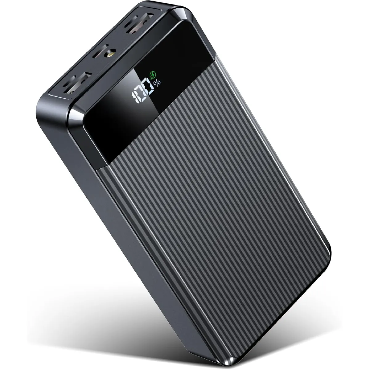 Grey Batterie Externe sans Fil Magnétique 5000mAh Ultra Charge Rapide