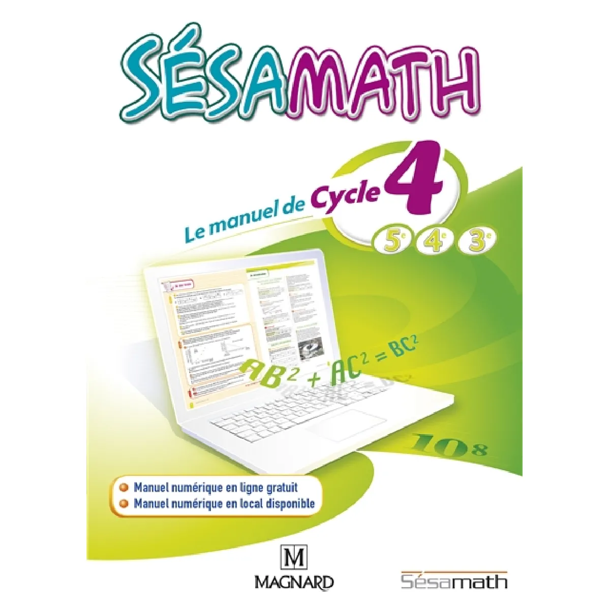 Magnard Sésamath Cycle 4 (2016) - Manuel Élève Manuel Élève, Programmes 2016 - Association Sésamath - Broché - Scolaire / Universitaire - Image 3