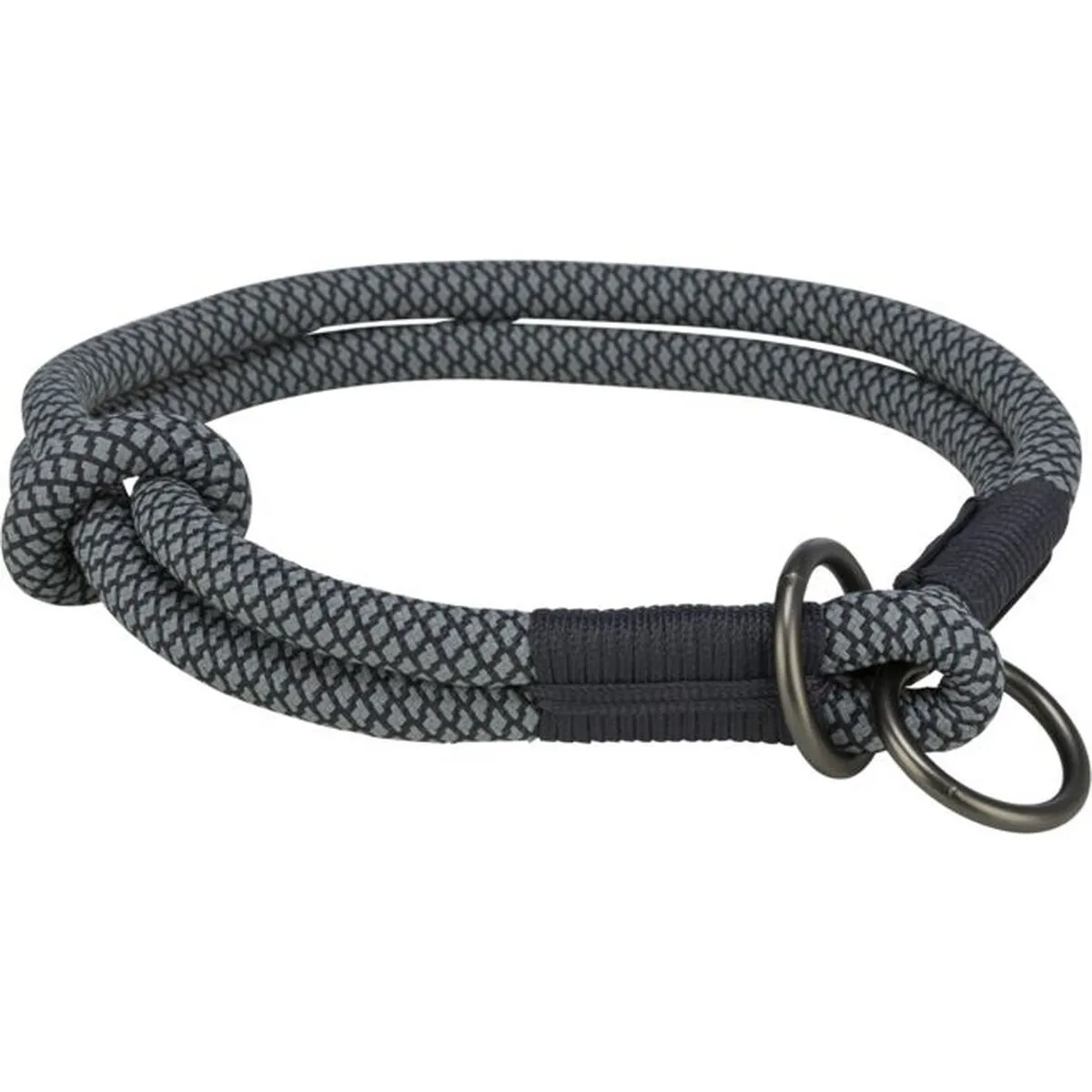 Comparer les prix de Collier d'entraînement pour chiens Trixie Soft Rope Noir Gris L 50 cm