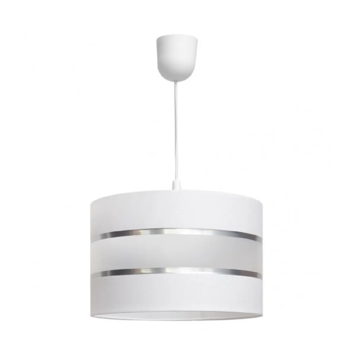 Helam Suspension Helen - Plastique, Tissu Argent Blanc Helam Suspension Helen - Plastique, Tissu Argent Blanc