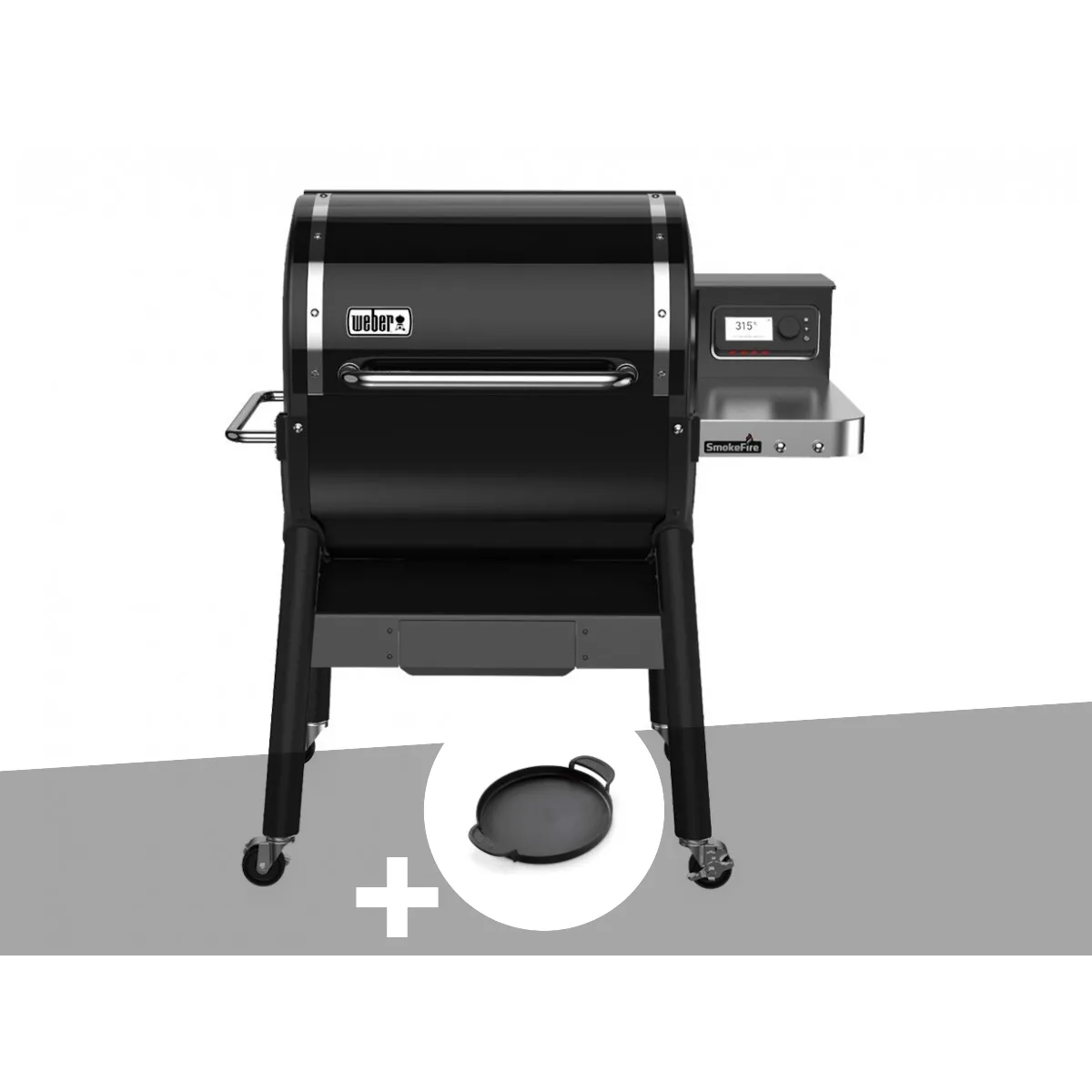 Barbecue à pellets Weber Smokefire EX4 GBS + Plancha - vue 2