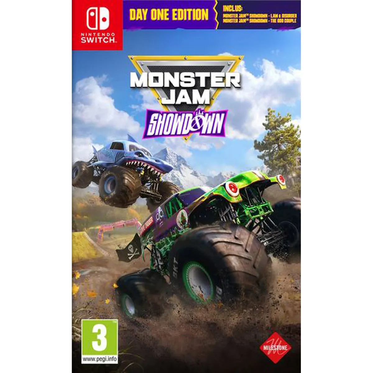 Monster Jam Showdown Nintendo Switch Neuf Blister VF PEGI3 Milestone 2024 - Image 3