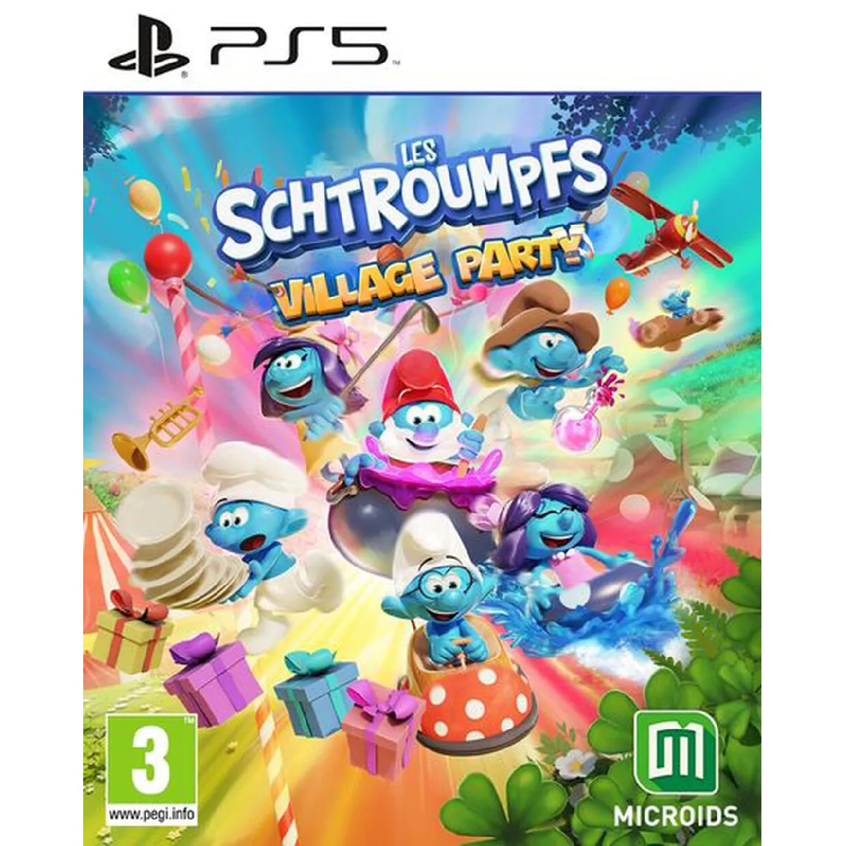 Microids Multicolore Jeux Vidéo Les Schtroumpfs Village Party - Ps5 - Image 3