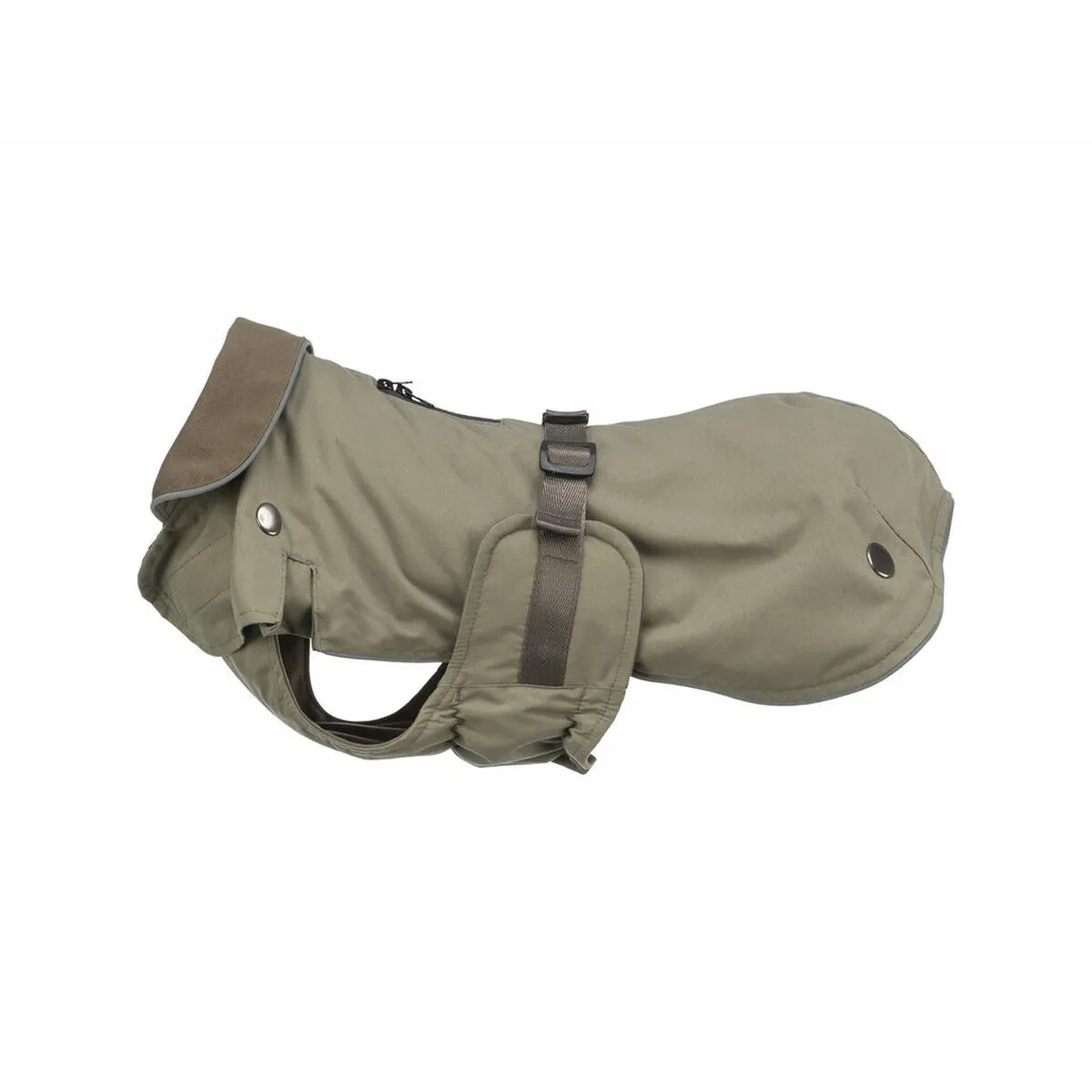 Trixie Manteau Hermy pour Chien - Pêche Olive Taille S