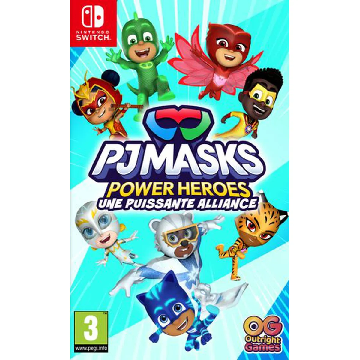 Outright Games Jeu Vidéo Pyjamasques Heroes