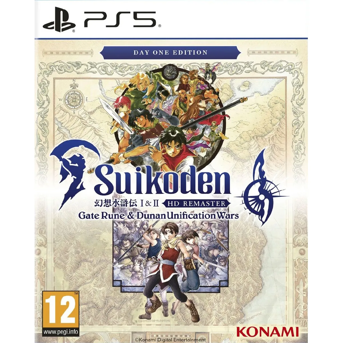 Konami Jeu Vidéo Suikoden 1 & 2 Hd Remaster - Ps5