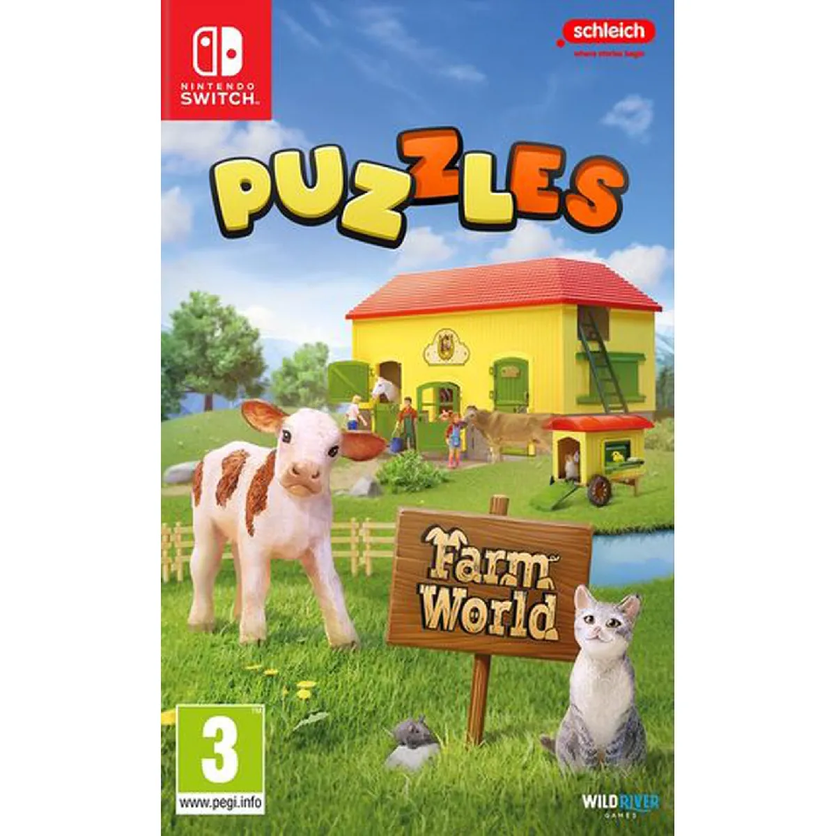 WILD RIVER Schleich Puzzle Farmworld