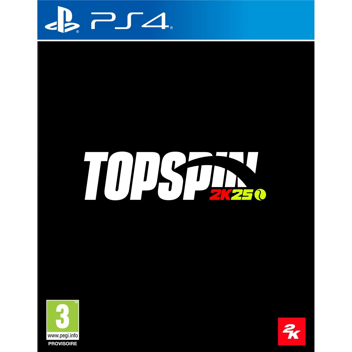 Take 2 Noir Jeux Vidéo Top Spin 2K25 - Ps4 - Image 5