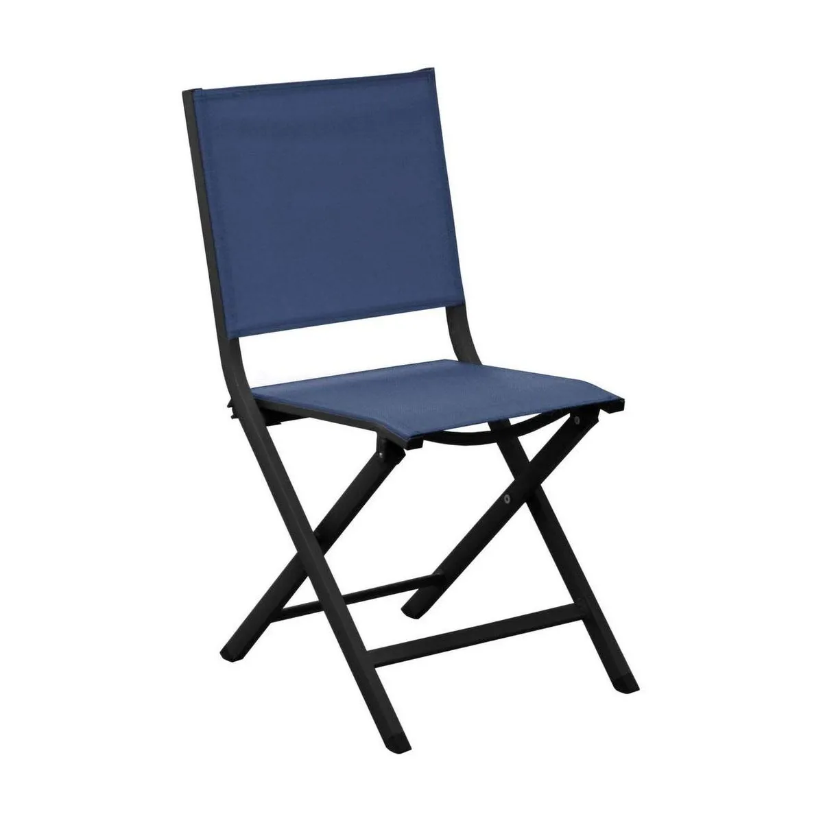 Alizé Chaise de jardin pliante - Graphite bleu Alizé Chaise de jardin pliante - Graphite bleu