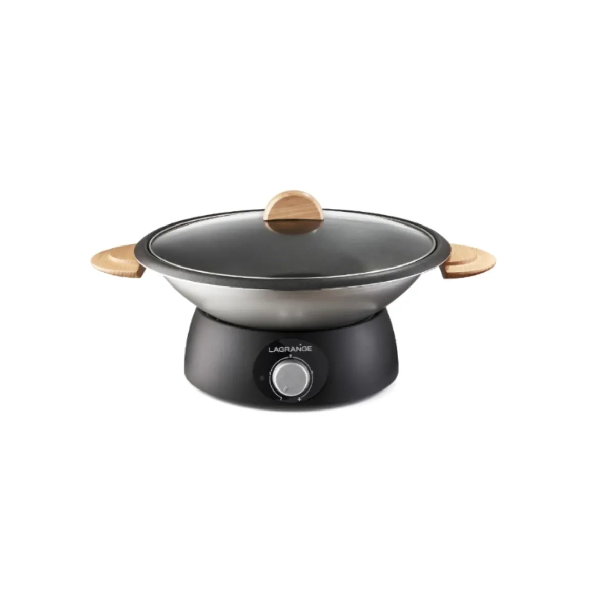 Non Communiqué Noir Wok 900W Lagrange 349020 - Image 3