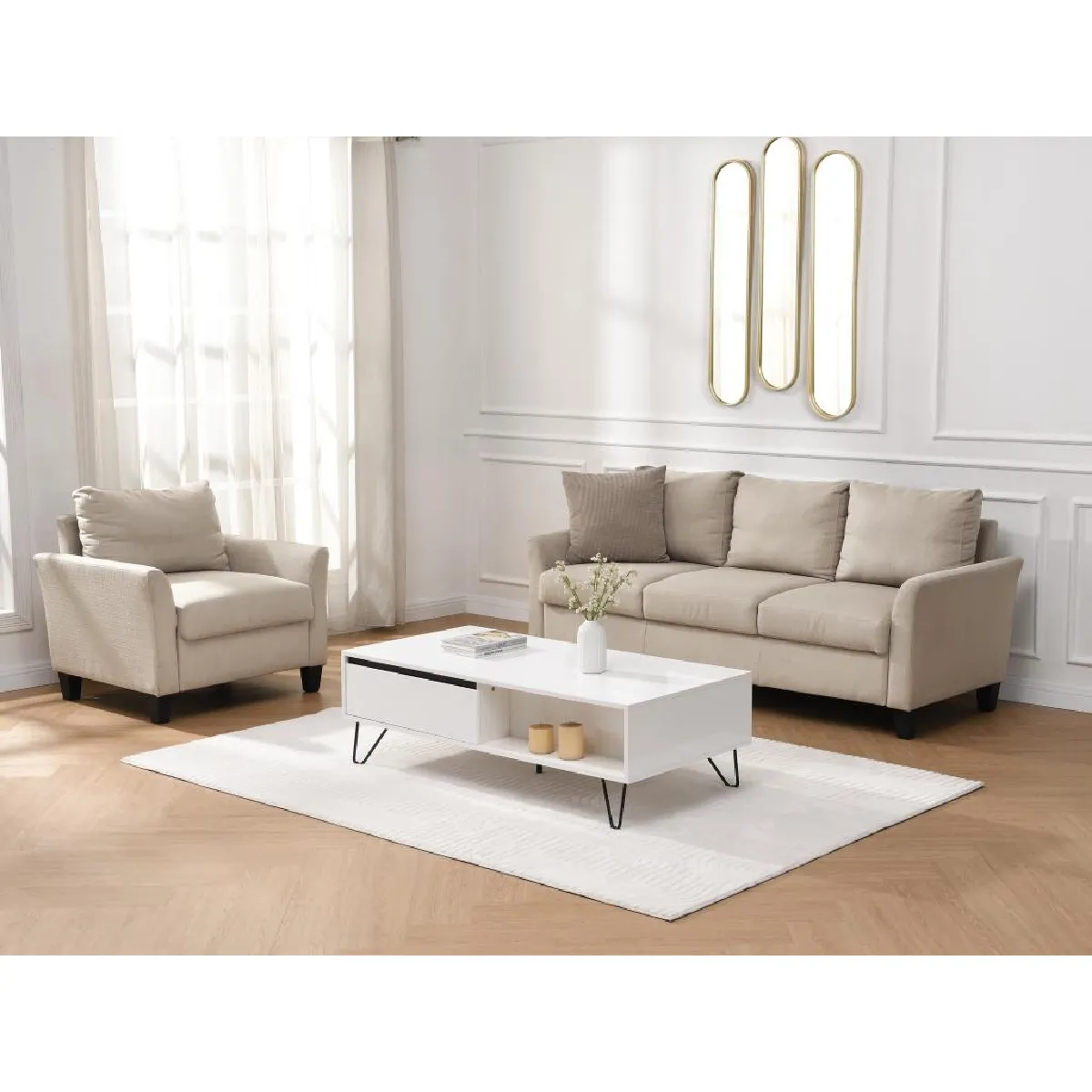 Comparer les prix de Pascal Morabito Table basse ABUJA