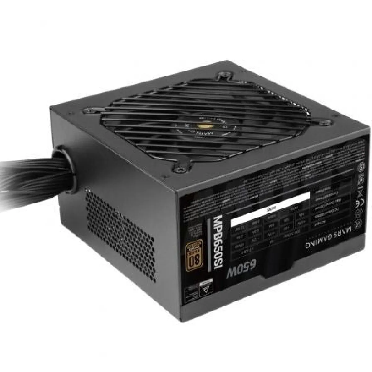 Mars Gaming MPB650SI unité d'alimentation d'énergie 24 pin ATX ATX Neuf - vue 4