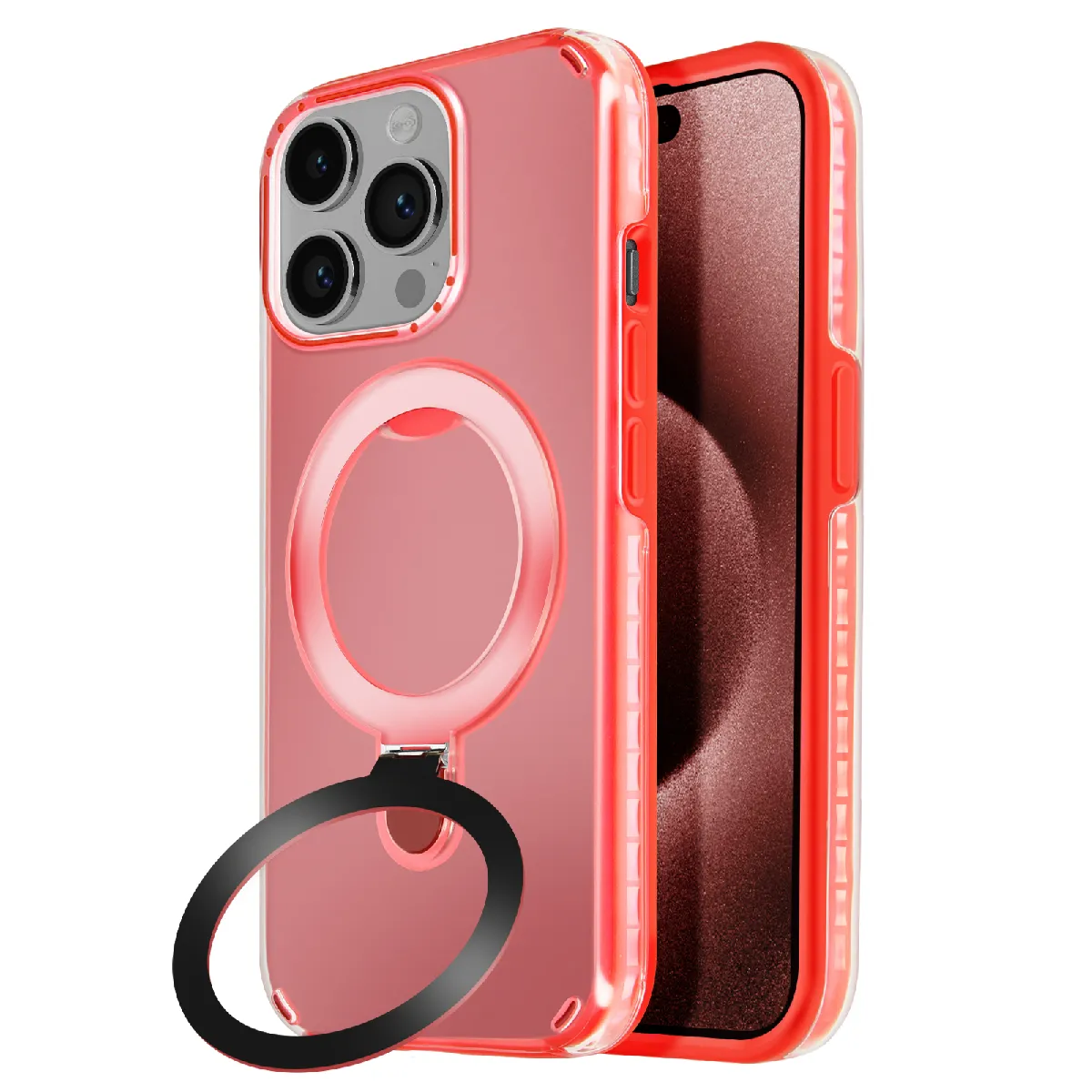 Avizar Rouge Coque Magsafe - Iphone 15 Pro