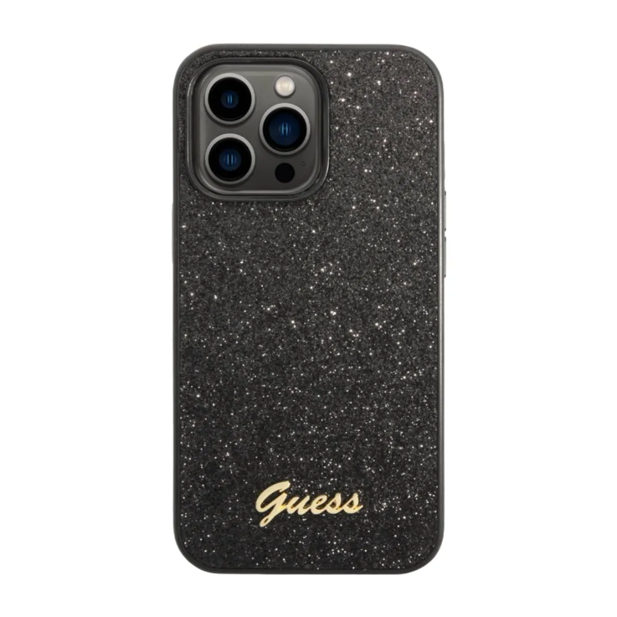 Guess Noir Coque Glitter Flakes Pour Apple Iphone 14 Pro Max - Neuf - Image 2