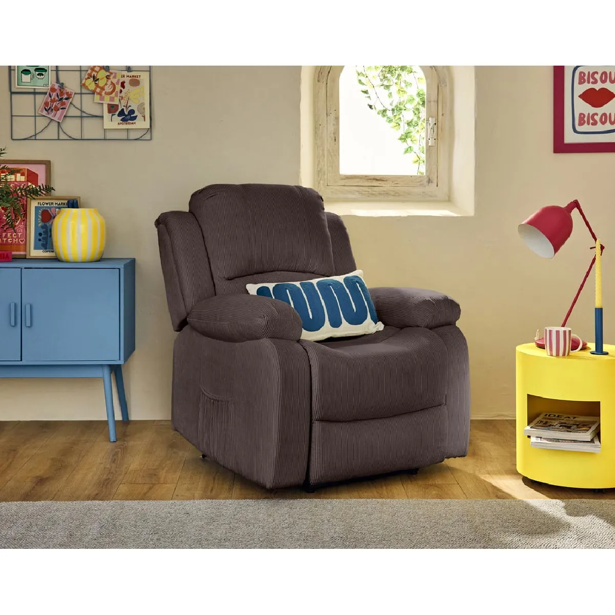 Bestmobilier Fauteuil de relaxation Armand - vue 2