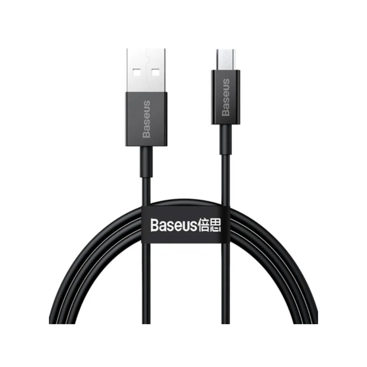 Baseus Noir Câble De Données Et De Charge Usb-A - Microusb Superior Series, 18W, 2M, Camys-A01 - Image 5