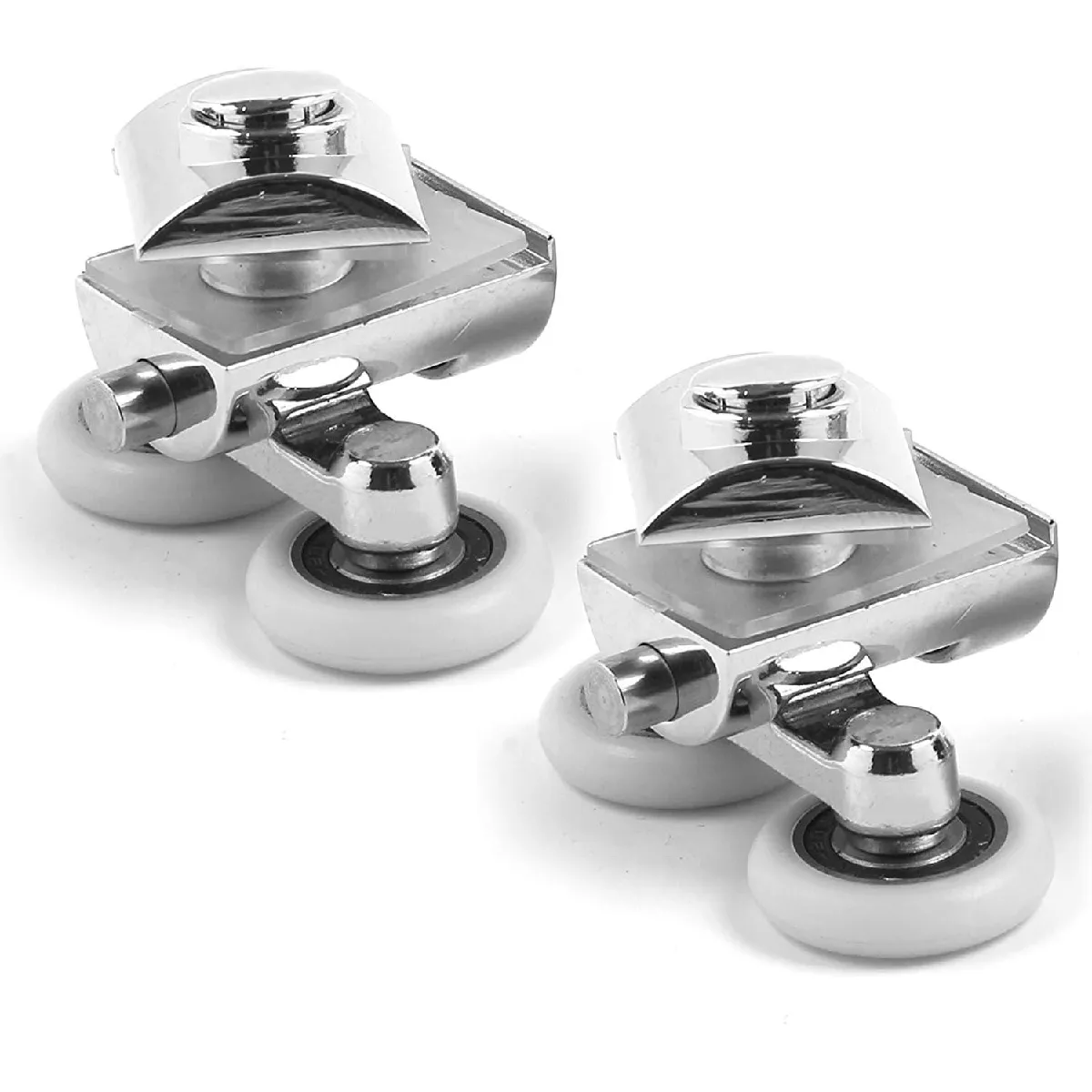4 Pcs 25mm Roulette Porte Coulissante Douche, Roulette Douche de