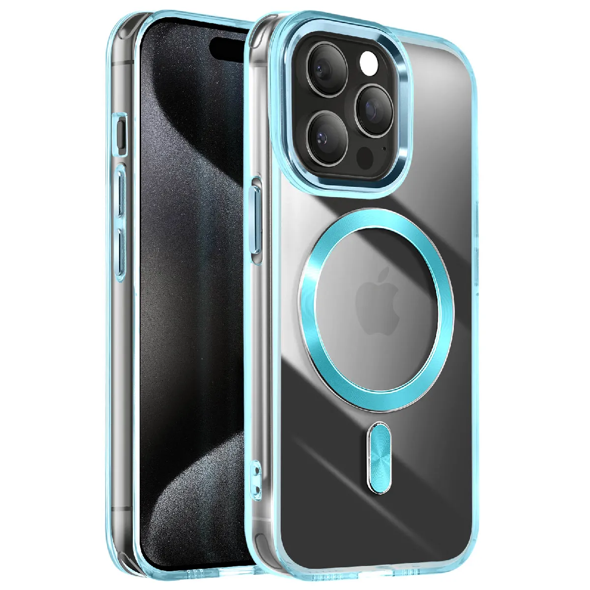 Avizar Bleu Coque Iphone 15 Pro