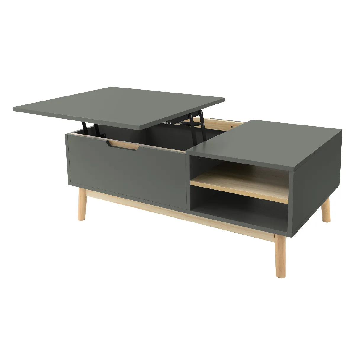 Meilleurs prix pour ML DESIGN Table Basse MDF Réglable