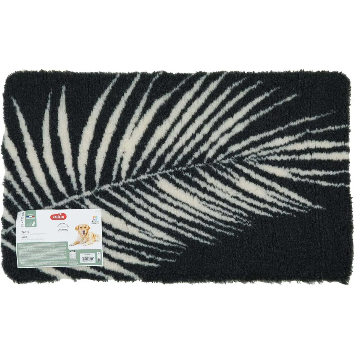 Tapis Isolant En Polyester Recyclé Végétal 120 X 75 Cm