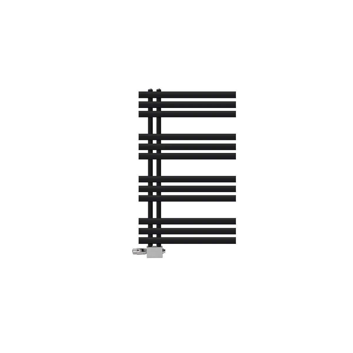Luxebath Noir Iron Em Radiateur Mat 600X1000 Mm