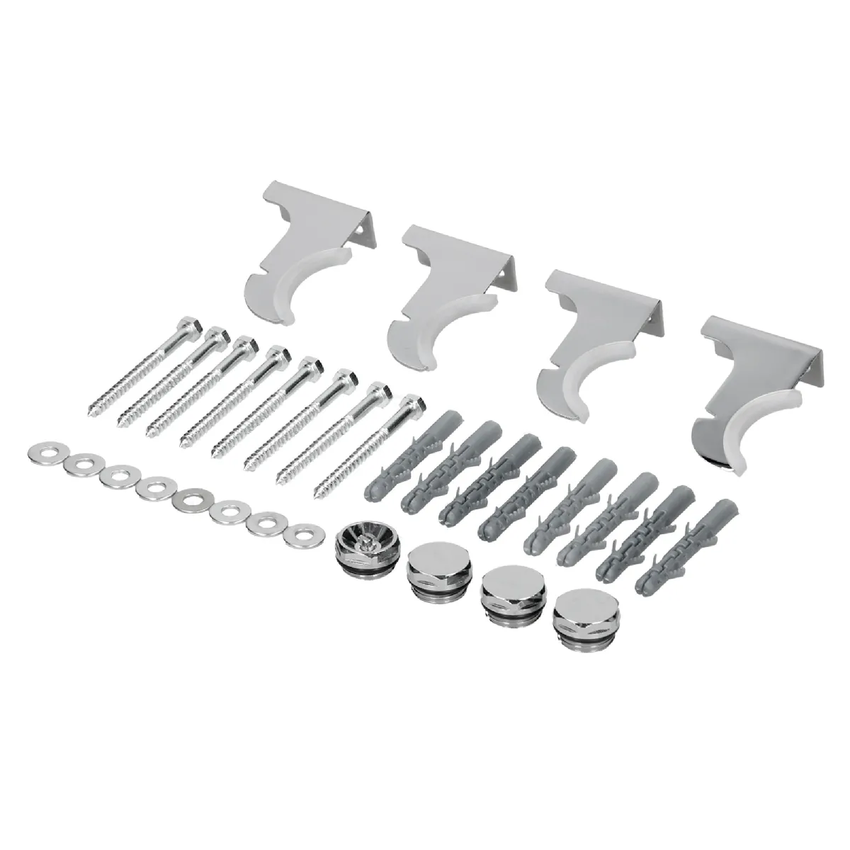 Luxebath Fixation Radiateur Chrome Design Salle De Bain