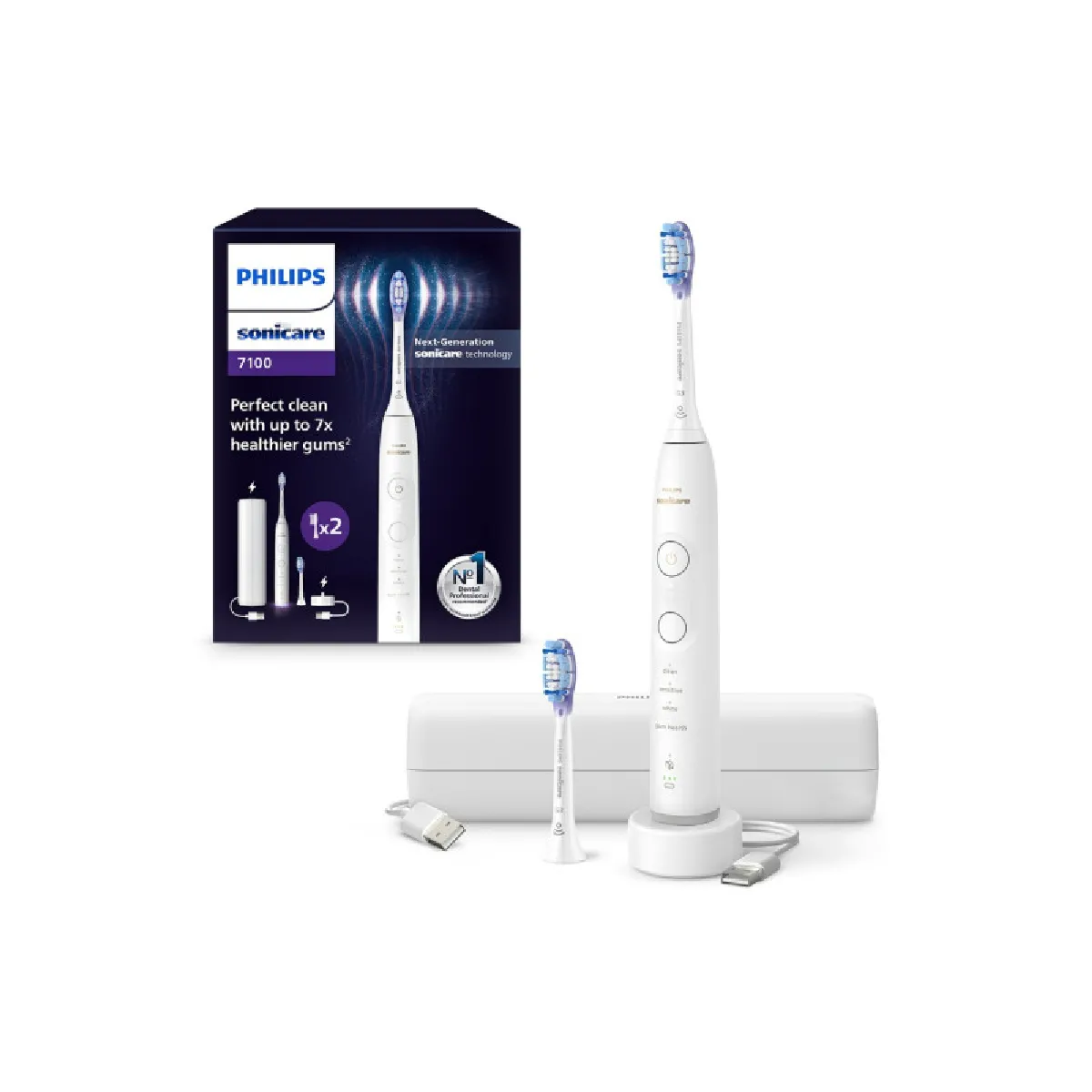Philips Sonicare 7100 HX7420/02 - Blanc