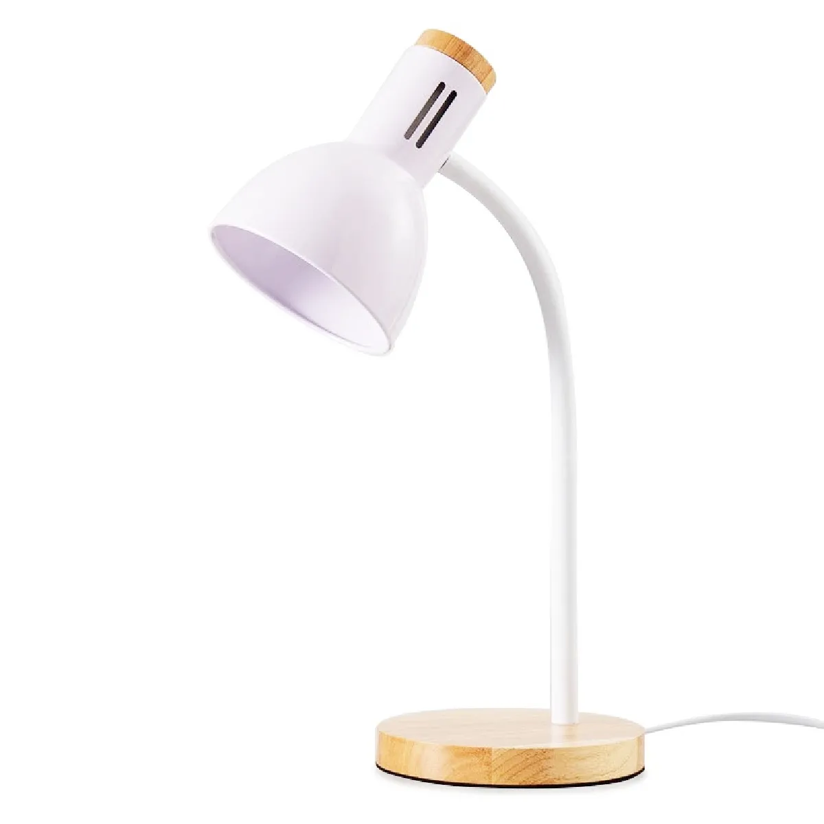Lampe de bureau industrielle - Blanc