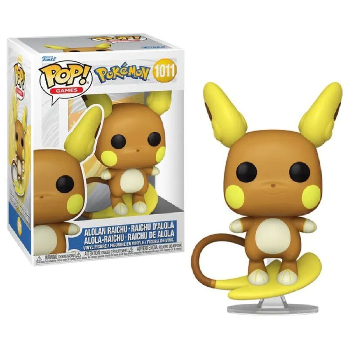 Funko Pokémon Figurine POP! Games Raichu (Alolan) 9 Cm - Image 7