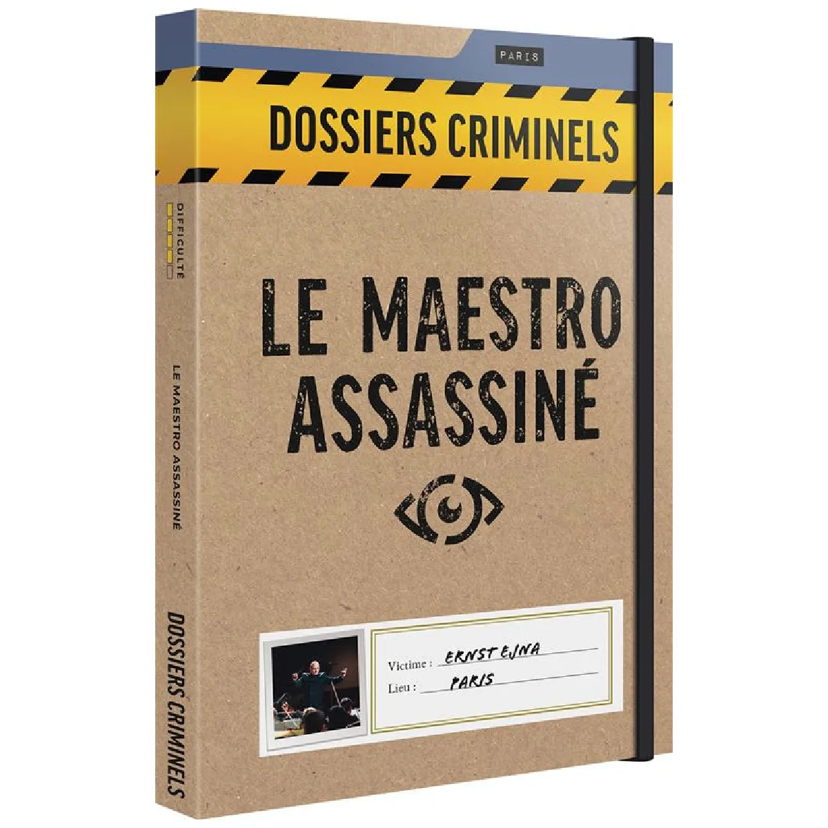 Asmodee Jeu d enquête Dossiers Criminels Le Maestro Assassiné