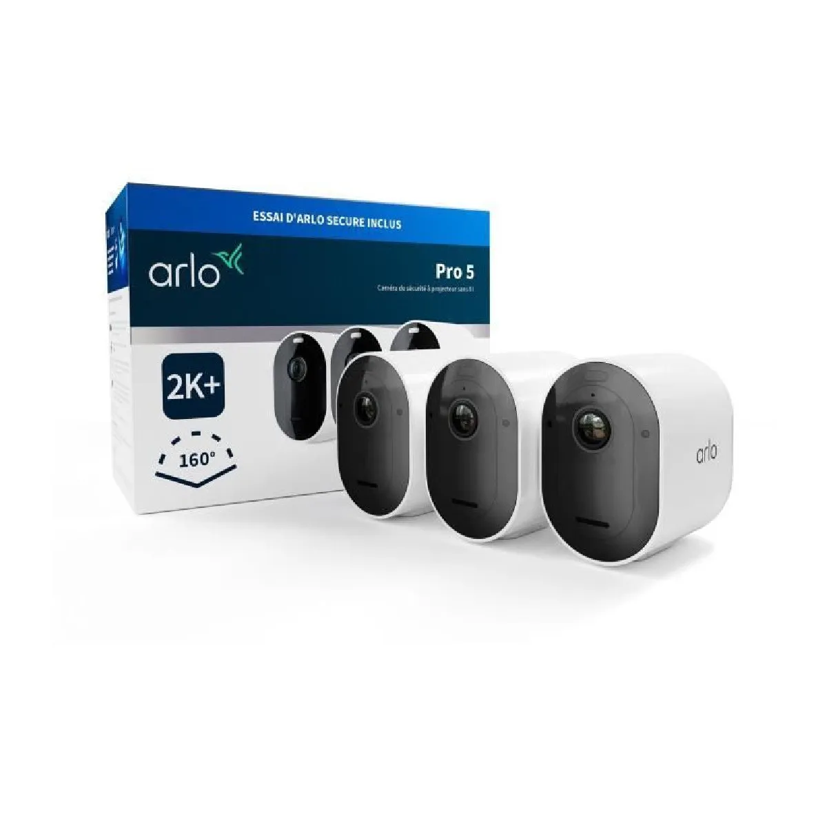 Arlo Pro 5 2K+ Spotlight - Blanc