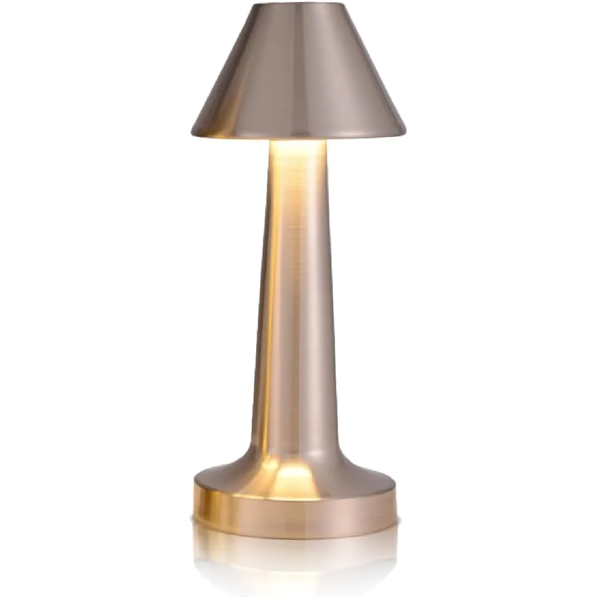 Lampe de chevet LED tactile - Argent