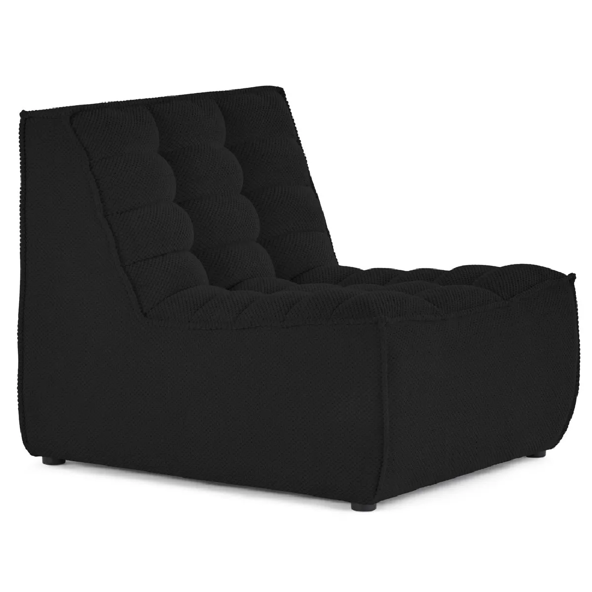 Lisa design fauteuil Ellie velours - Noir Lisa design fauteuil Ellie velours - Noir