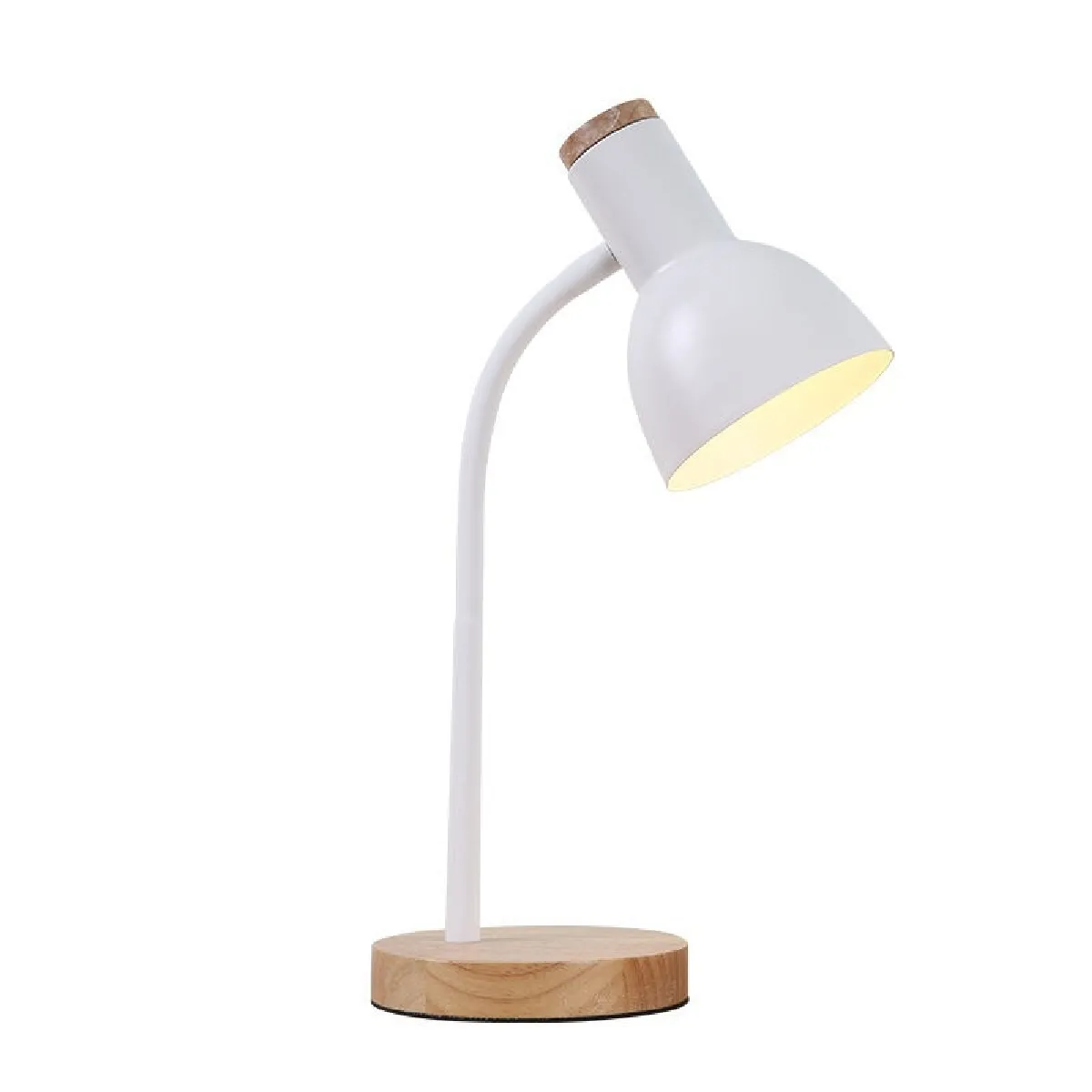 Générique Blanc Lampe De Bureau Flexible