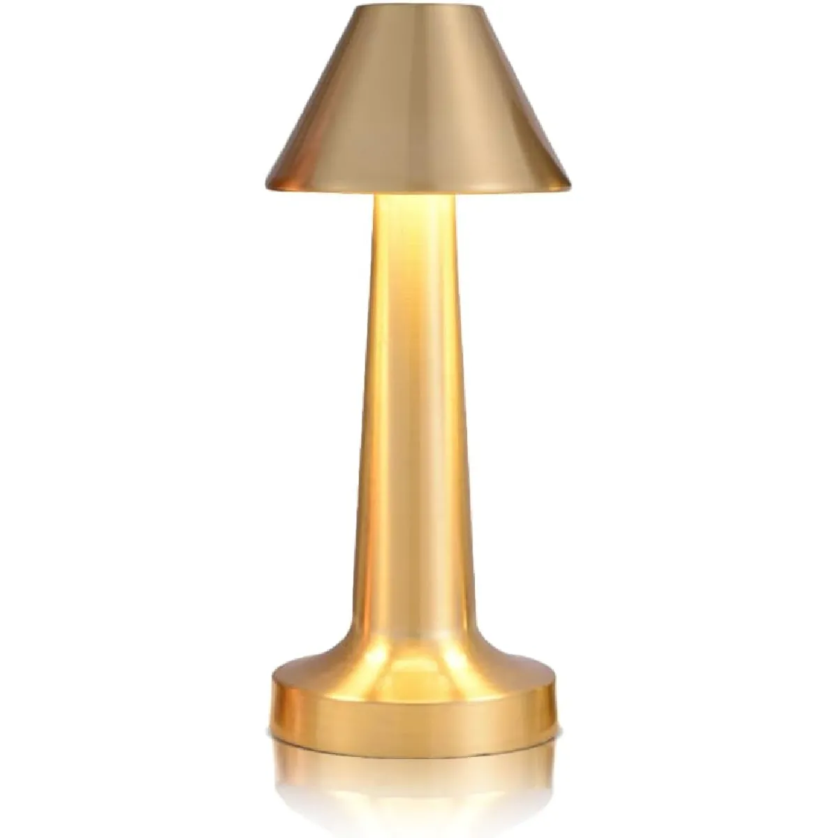 Lampe de chevet tactile rechargeable - Or