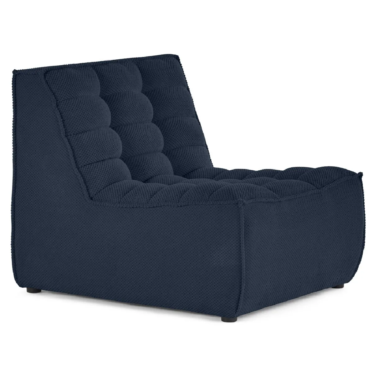 Lisa design Ellie fauteuil velours - Bleu marine Lisa design Ellie fauteuil velours - Bleu marine