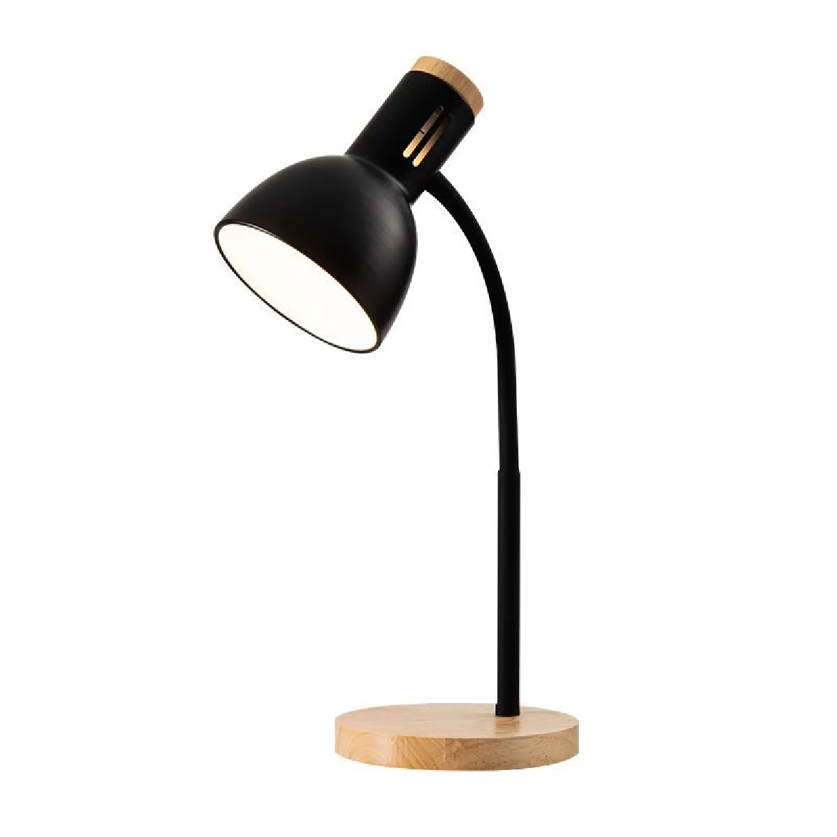 Lampe de bureau industrielle - Noir