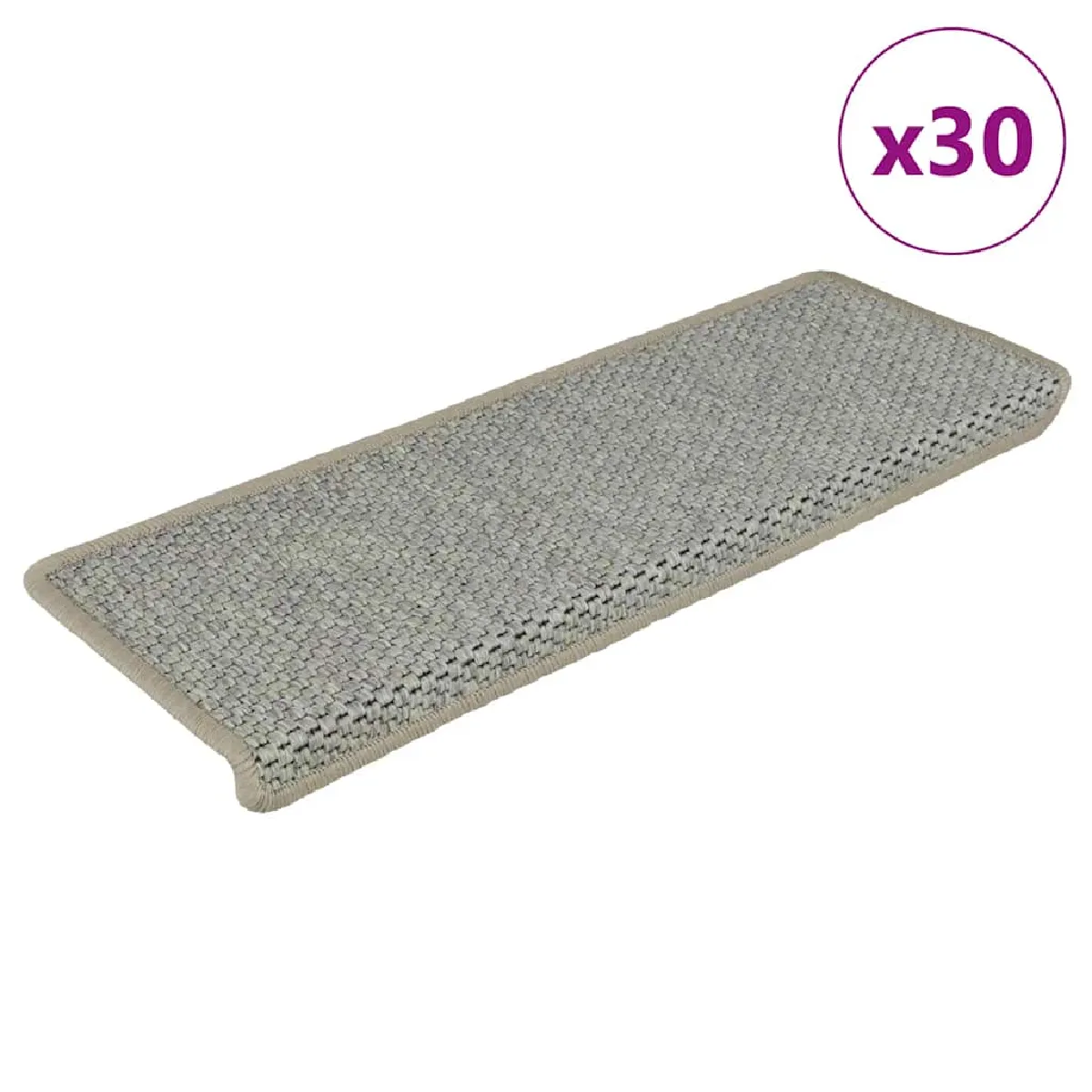 Vidaxl Tapis Escalier 56x17 cm - vue 4