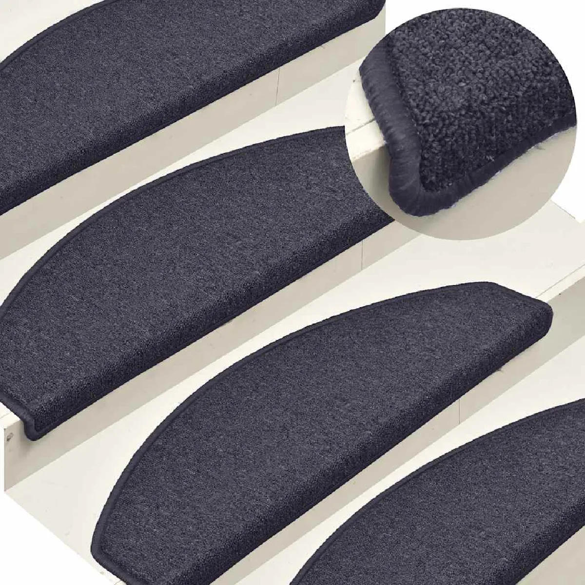 Vidaxl Tapis Escalier 56x17 cm - vue 9