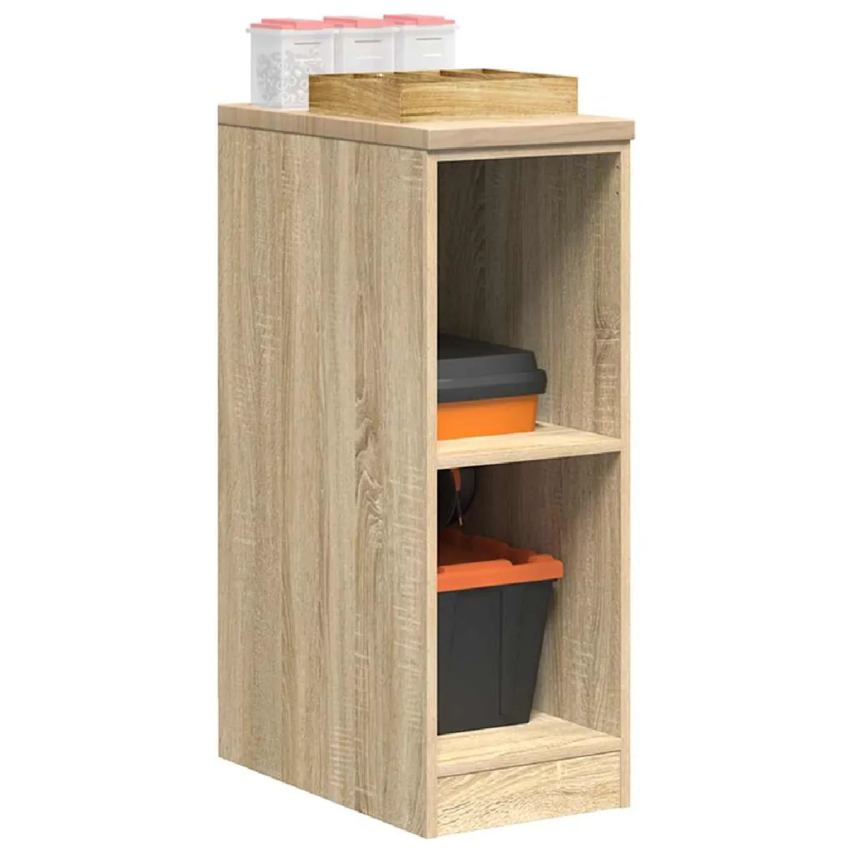Vidaxl Armoire De Rangement De Garage - Chêne Sonoma - 30X51x85 Cm
