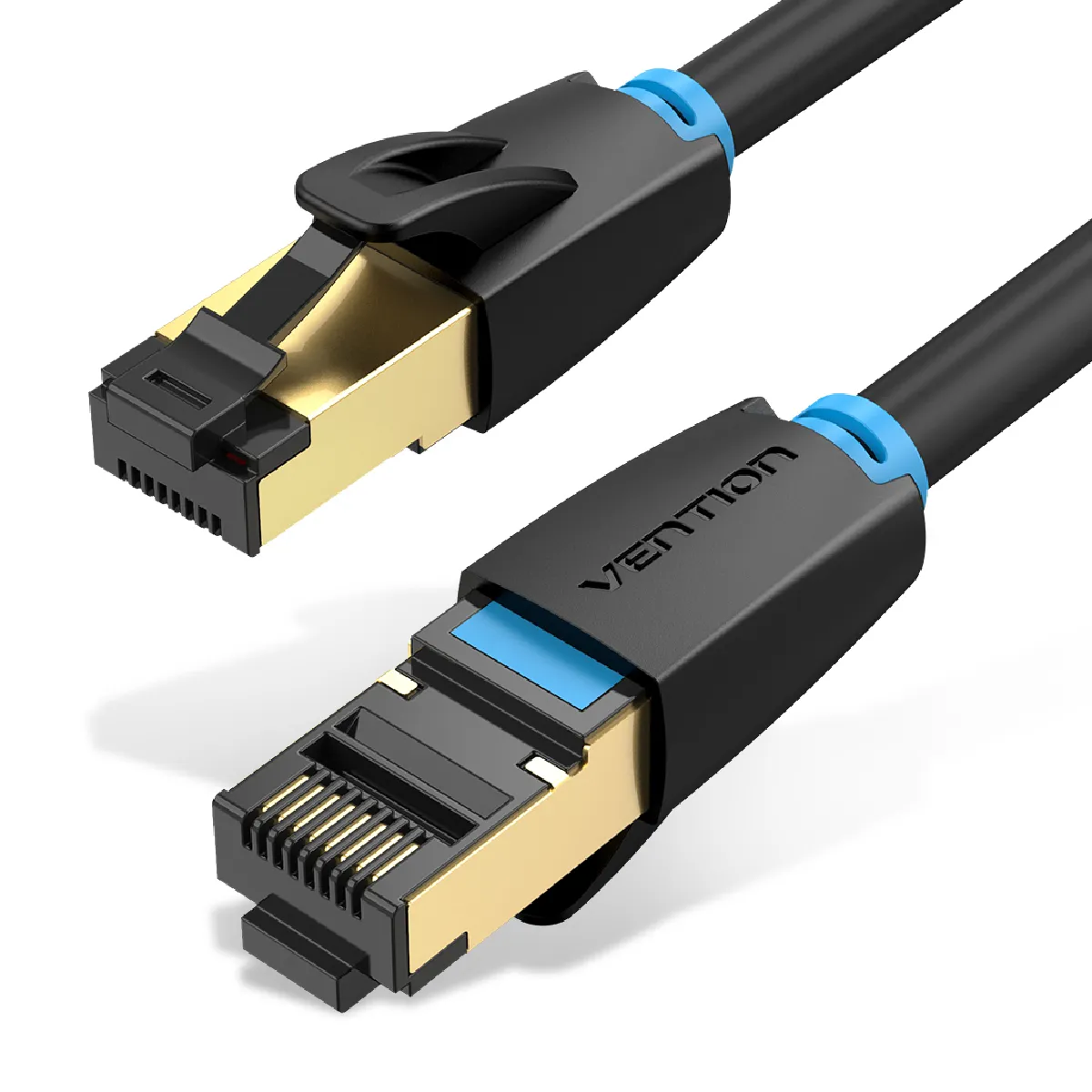 Vention Noir Câble Réseau Rj45 Cat 8