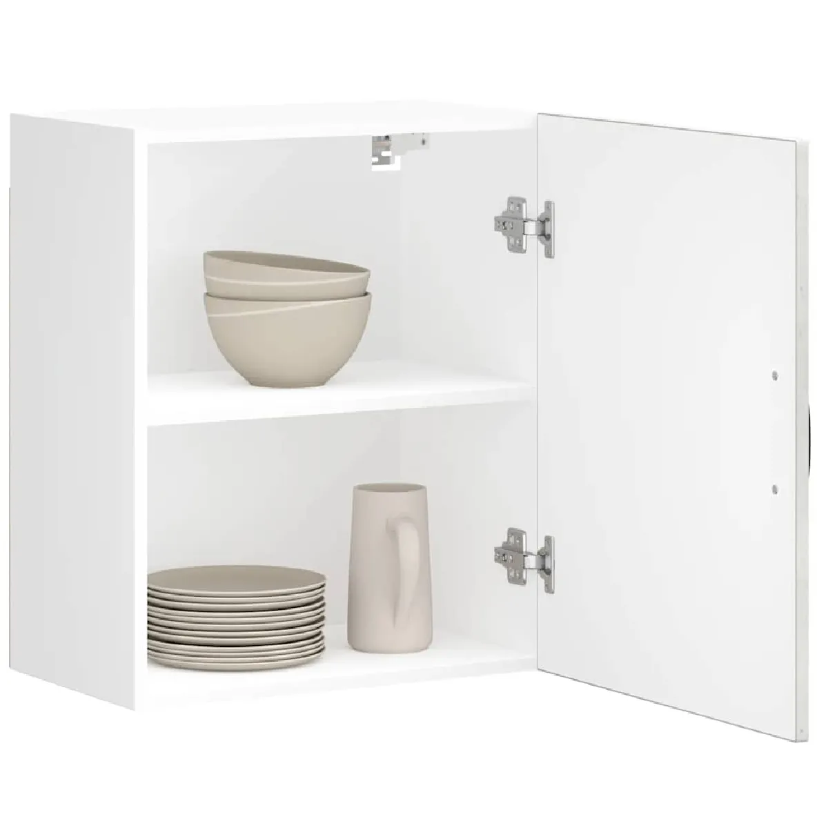 vidaXL Armoire murale de cuisine Lucca béton bois ingénierie