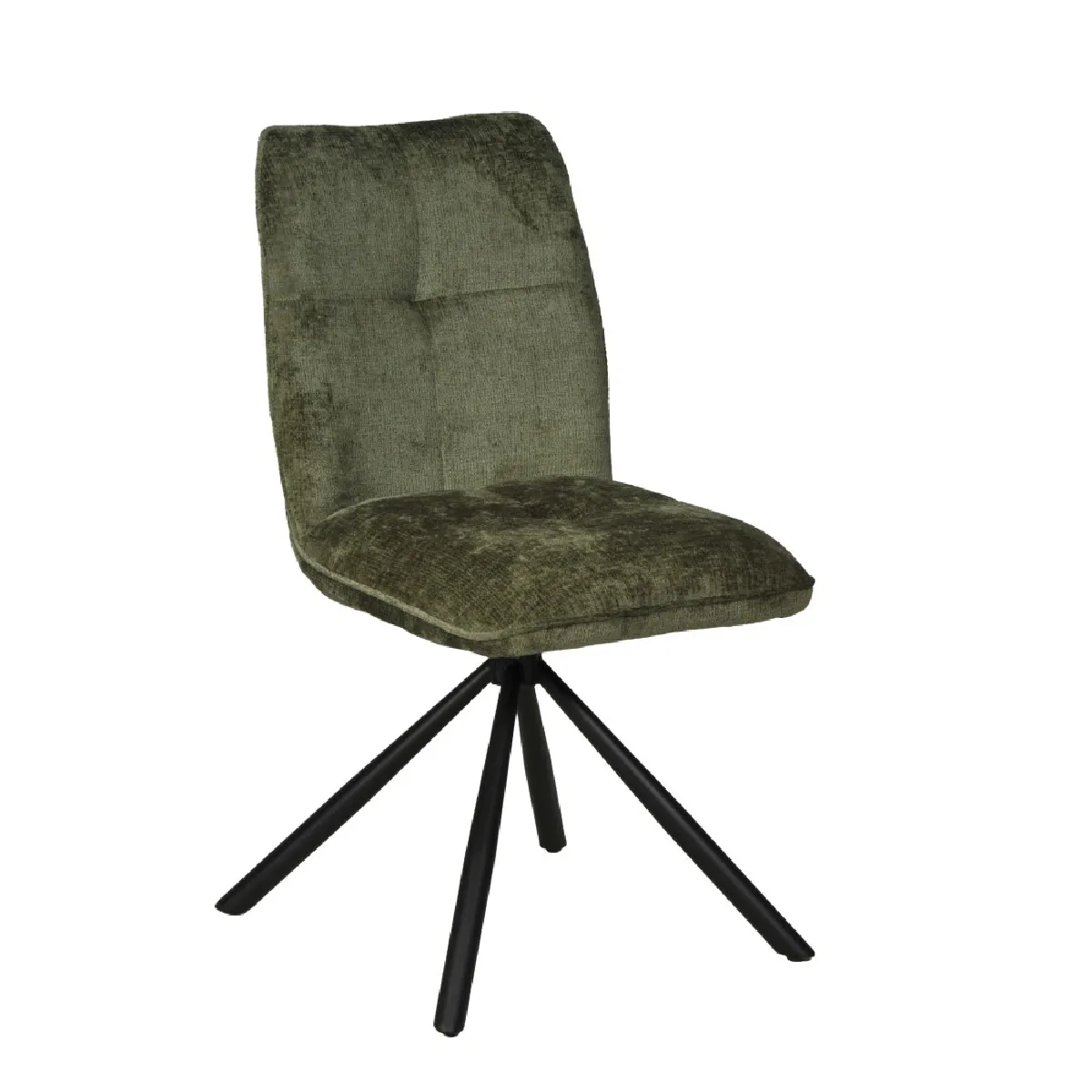 Chaise pivotante de salle à manger CORTINA / Vert Chaise pivotante de salle à manger CORTINA / Vert