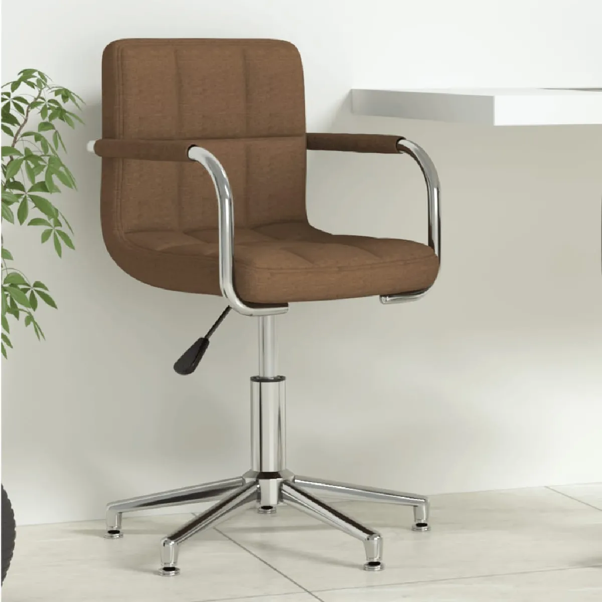 VidaXL Chaise pivotante de bureau tissu - vue 3