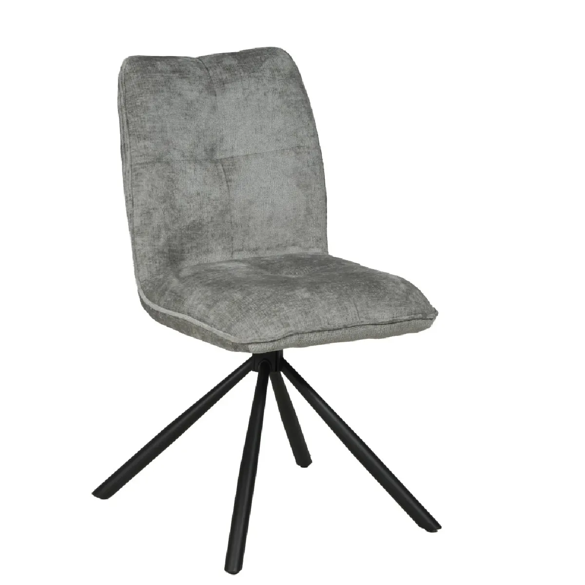 Chaise pivotante de salle à manger CORTINA / Gris clair Chaise pivotante de salle à manger CORTINA / Gris clair