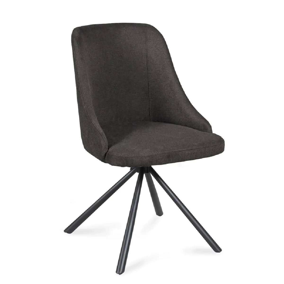 Chaise pivotante HORIZON / Gris foncé Chaise pivotante HORIZON / Gris foncé