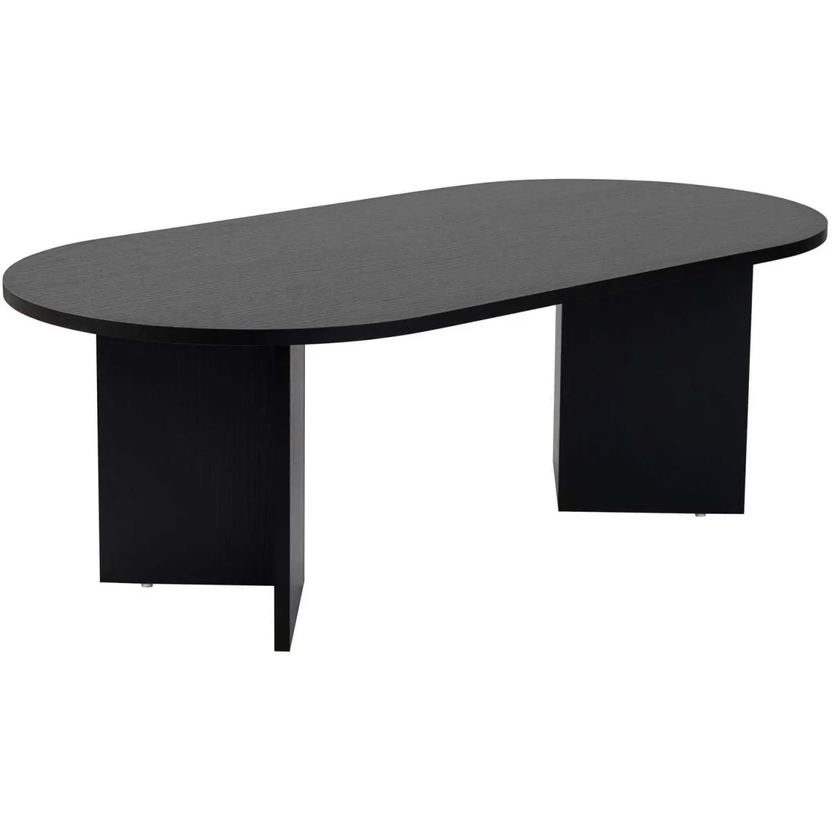 Comparer les prix de Hanah Home Table Basse Ovale Sable Noir