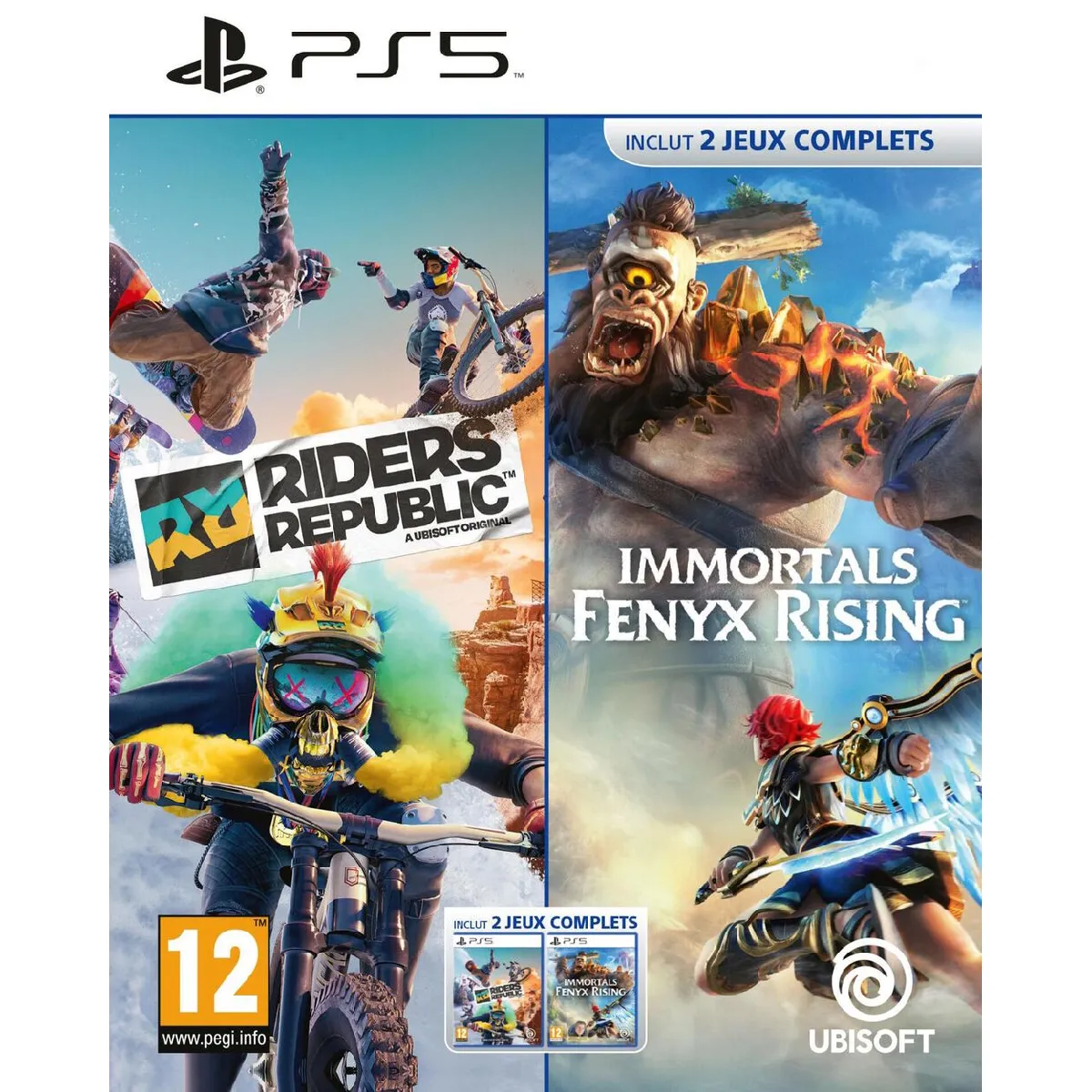 Compilation Riders Republic + IMMORTALS FENYX RISING PS5 - vue 1