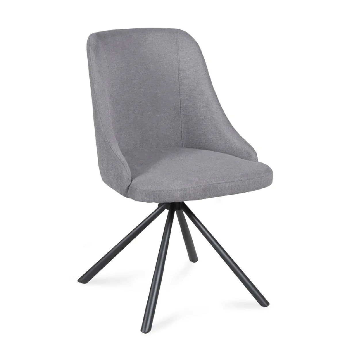 Chaise pivotante HORIZON / Gris clair Chaise pivotante HORIZON / Gris clair